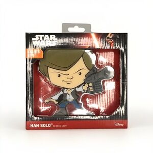 Official Star Wars Han Solo 3D‎ FX Deco Mini Wall Home LED Night Light